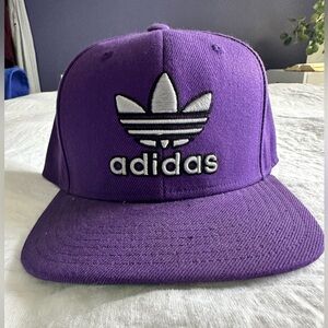 Adidas Original Hat- Purple/ gray logo